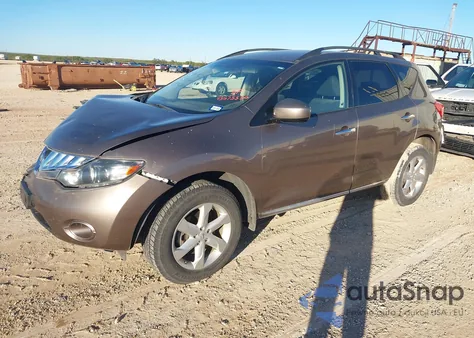 2009 Nissan Murano S z USA, uszkodzony, nr VIN JN8AZ18W69W147009